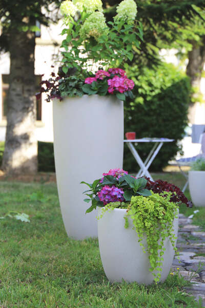 Blumentopf LED Shining Curvy Pot (sand XL E27) Bild 3