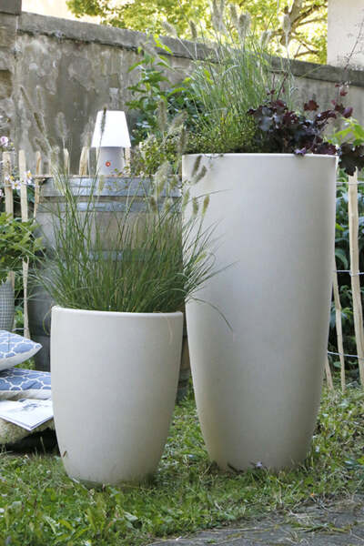 Blumentopf LED Shining Curvy Pot (sand XL E27) Bild 4