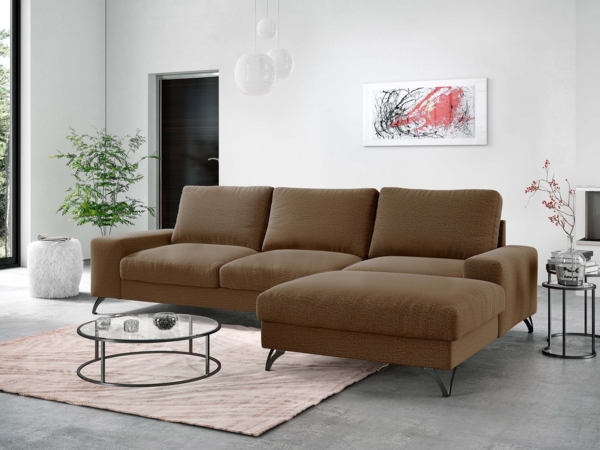 Ecksofa Oddo (Farbe: Verita 28, Seite: Rechts - L4+L2F+R1F)