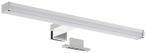 SEBSON Spiegelleuchte LED Spiegellampe Bad 40cm, Aufbauleuchte 400x97x44mm, Klemmleuchte, LED, neutralweiß, Montage an Schrank und Spiegel möglich, 4000K, IP44, Aluminium, 9W