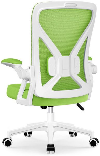 Adormii Bürostuhl Ergonomischer Bürostuhl mit klappbaren Armlehnen und Rückenlehnen (Drehstuhl mit Drehbare, höhenverstellbarer Kopfstütze, geräuscharme Rollen, 90°-135° Wippfunktion Bürostuhl, belastbar bis 150kg, Netz atmungsaktiv, Chefsessel), Leise...