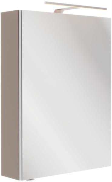 Fackelmann SBC B.PARIS Gäste-WC Spiegelschrank 50 cm, Grau, rechts