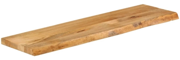 vidaXL Tischplatte mit Baumkante 110x40x2,5 cm Massivholz Mango 370445