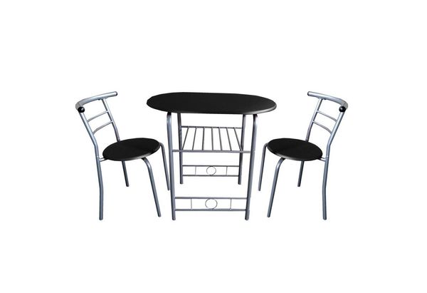HTI-Line Küchentisch Tischgruppe Merit (Set, 3-St, 1 Tisch, 2 Stühle), Essgruppe 1 Tisch 2 Stühle