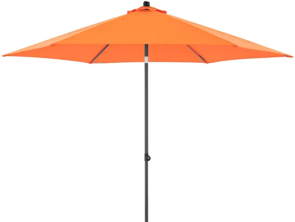 Doppler myZone Sonnenschirm / Mittelmastschirm "Push Up 300", orange, Ø 300 cm