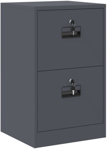 vidaXL Aktenschrank Anthrazit 44 x 50 x 106,5 cm Kaltgewalzter Stahl 891612