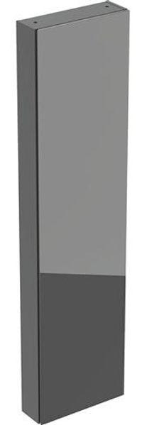 Hochschrank 1 Tür + Innenspiegel 45 cm Lava/Glas