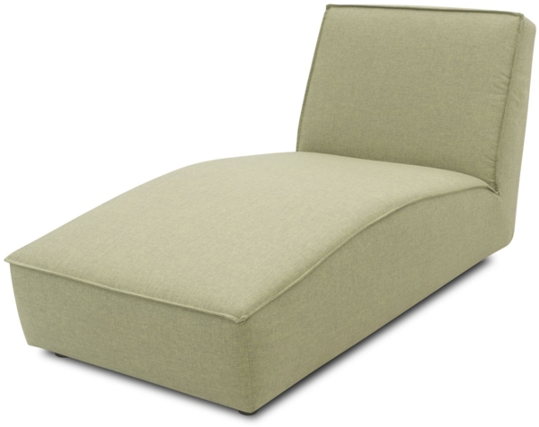 Gartenlounge Liege Brunhilda 76x82x171 mit Outdoorbezug in grün