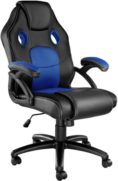 tectake Gaming-Stuhl Bürostuhl (1er Set, 1 St), ergonomische Form