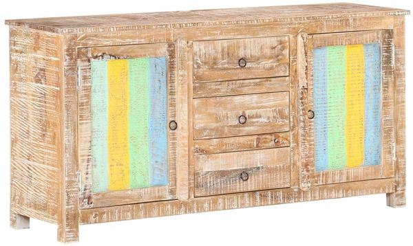 vidaXL Sideboard 151x40x75 cm Raues Akazienholz 321791 Bild 8