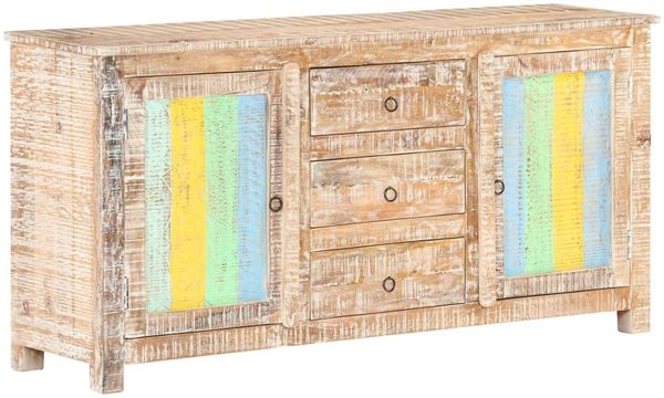 vidaXL Sideboard 151x40x75 cm Raues Akazienholz 321791 Bild 11