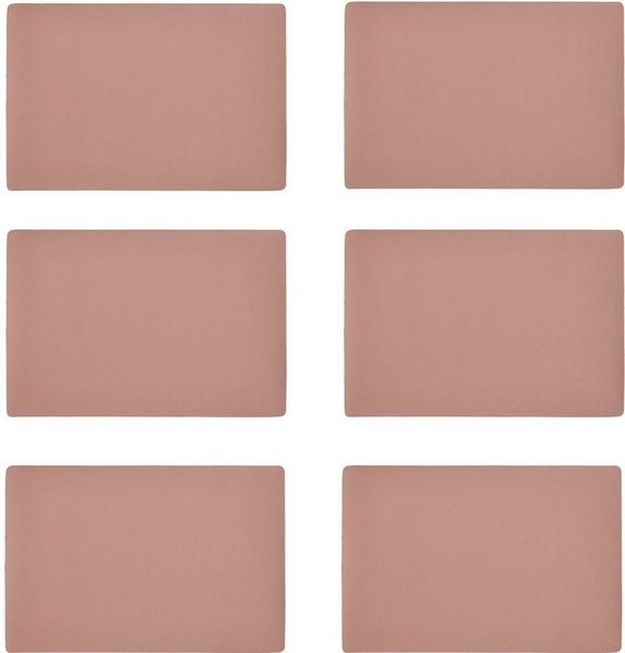 Zeller Present Platzset, (Set, 6-St), Kunstleder, metallic, 30x45 cm