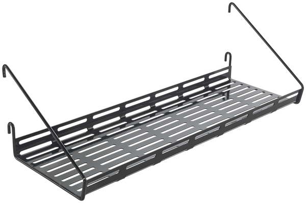 METALTEX 377013000 Mural Line Ablage 45 x 15 x 12 cm schwarz / Aufbewahrungssystem