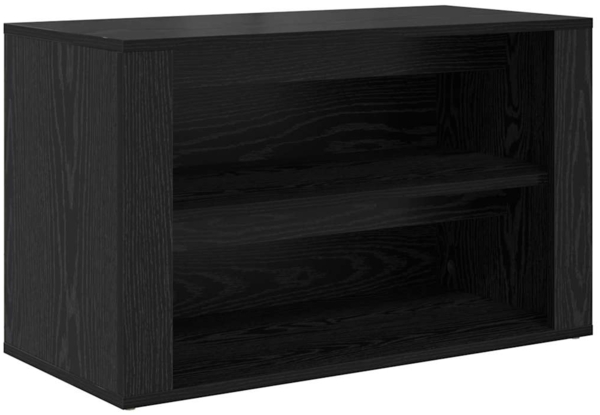 vidaXL Schuhregal Schwarz Eichen-Optik 75 x 35 x 45 cm Holzwerkstoff 881017