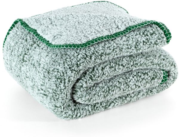 Wohndecke KOALA Gesteppte Sofadecke Wohndecke Tagesdecke Bettüberwurf Kuscheldecke grün weiß 170X210 cm