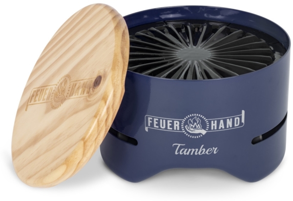 Feuerhand Tischgrill Tamber cobalt blue Bild 4