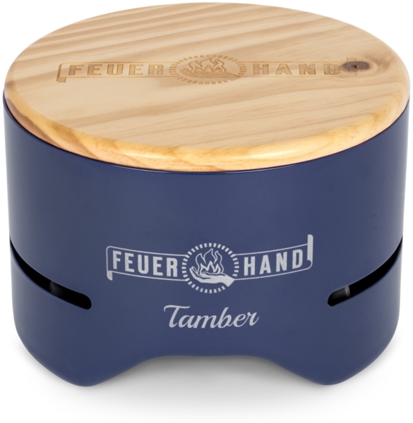 Feuerhand Tischgrill Tamber cobalt blue Bild 1
