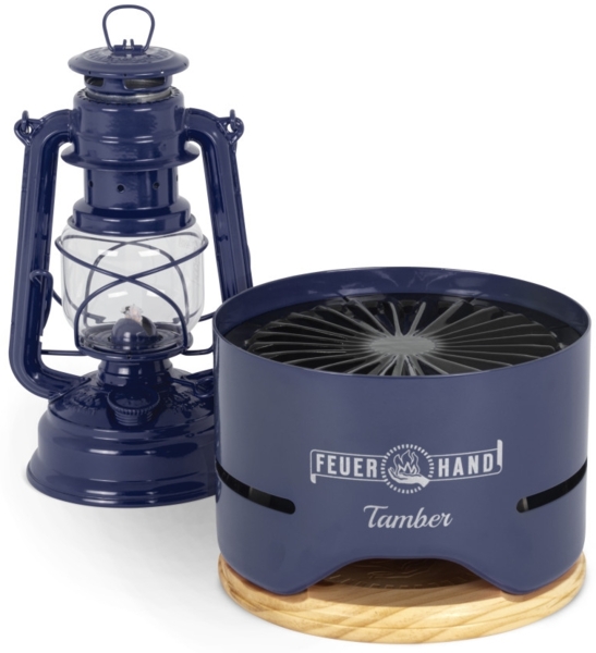 Feuerhand Tischgrill Tamber cobalt blue Bild 3