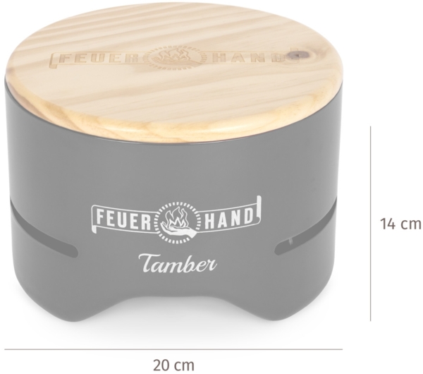 Feuerhand Tischgrill Tamber cobalt blue Bild 7