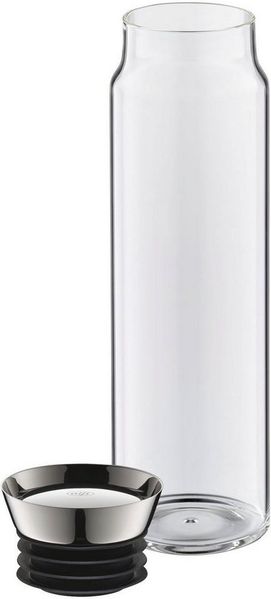 Karaffe "Flow Motion" 1,0 l einwandiges Borosilikatglas
