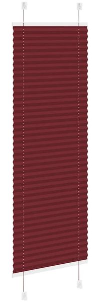 vidaXL Plissee Bordeauxrot 40x100 cm Stoffbreite 39,4 cm Polyester 4015216 Bild 4