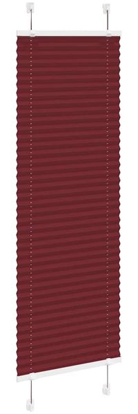 vidaXL Plissee Bordeauxrot 40x100 cm Stoffbreite 39,4 cm Polyester 4015216 Bild 3