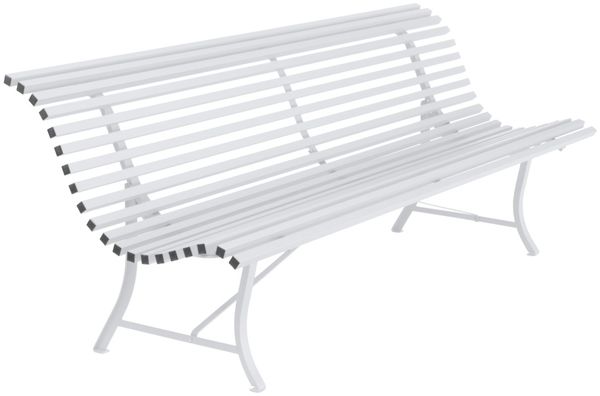 Louisiane Outdoor Bank 200 cm Baumwollweiß