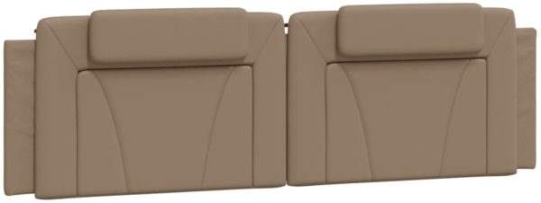 vidaXL Bettgestell "Viana" mit LED ohne Matratze Cappuccino-Braun 180x200 cm 3214040 Bild 7