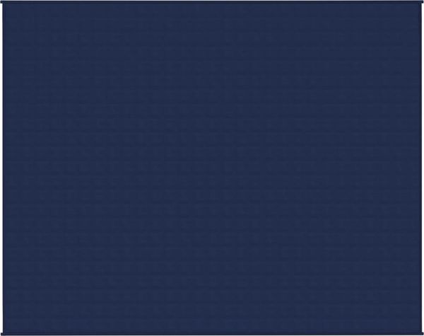 vidaXL Gewichtsdecke Stoff, 1 x Gewichtsdecke, Blau, 235x290 cm, Baumwolle, 11 kg Bild 3