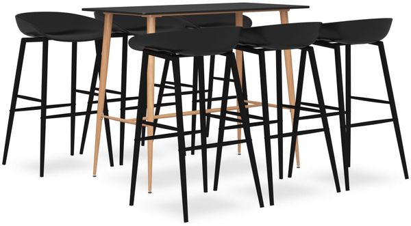 7-tlg. Bar-Set Schwarz [3057479]