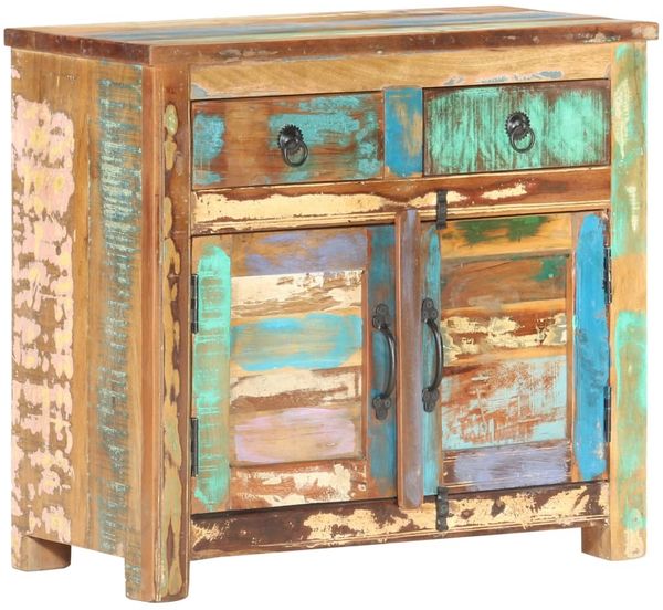 vidaXL Sideboard 70x35x65 cm Altholz Massiv 287490