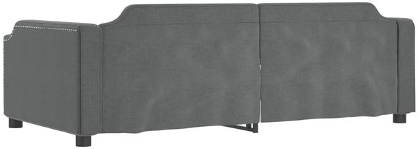 vidaXL Tagesbett Ausziehbar mit Schubladen Dunkelgrau 80x200 cm Stoff 3197666 Bild 7