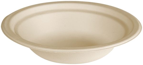 Duni Schale Bagasse braun 400 ml Ø 18 cm - 10 Stück