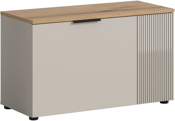 Sitzbank >Slide< in kaschmir - 80x48x36cm (BxHxT)