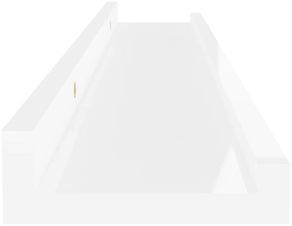 vidaXL Wandregale 2 Stk. Hochglanz-Weiß 60x9x3 cm 326649 Bild 9