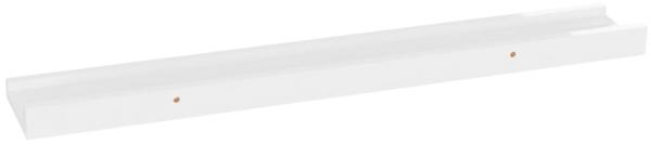 vidaXL Wandregale 2 Stk. Hochglanz-Weiß 60x9x3 cm 326649 Bild 4