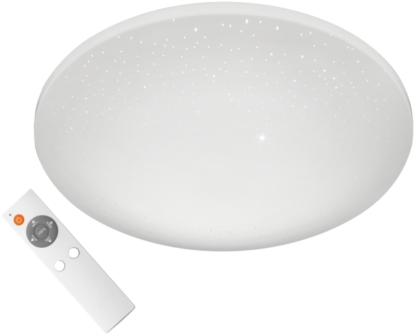 LED Deckenleuchte, Sparkle Dekor, dimmbar, CCT, 38 cm, LUKIDA