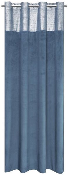 Eurofirany Vorhang Glamour Vorhänge zum Wohnzimmer, Ösenschal, 140x250 cm, elegante, blickdichte Vorhänge