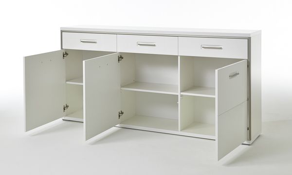 Sideboard Trento | weiß Hochglanz Bild 2