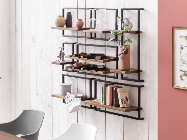 PANAMA Wandregal Mangoholz Natur Bild 3