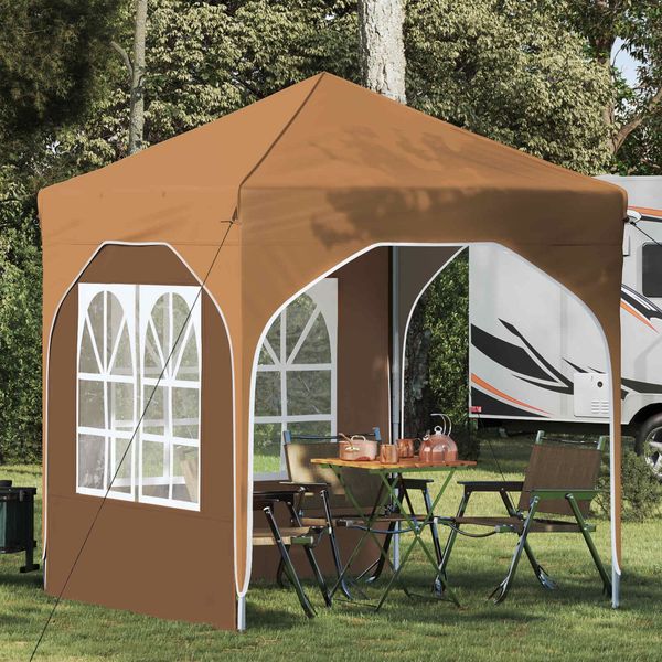 vidaXL Pop-up Partyzelt 192 x 192 x 245 cm Beige 42019826