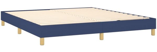 Boxspringbett Blau 160x200 cm Stoff [3120628] Bild 4