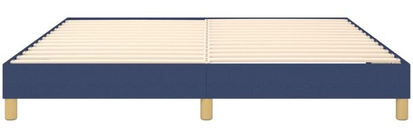 Boxspringbett Blau 160x200 cm Stoff [3120628] Bild 5