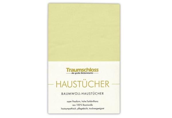 Traumschloss Betttuch Haustuch, 100% Baumwolle, Gummizug: ohne, (1 Stück), hautsympathisch und pflegeleicht