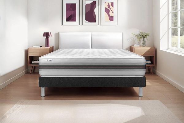 Matratzenset VITALMEMO BACK 150x200 cm Bettrahmen Kit schwarz