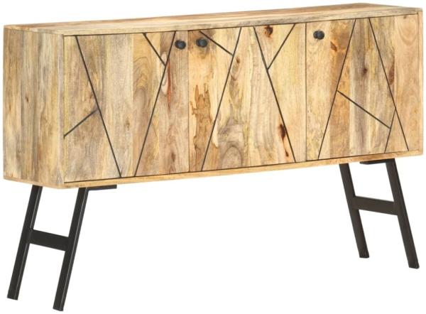 vidaXL Sideboard 118x30x75 cm Massivholz Mango 285872