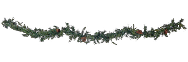 Weihnachtsgirlande LED KAMERUN 270 cm Grün