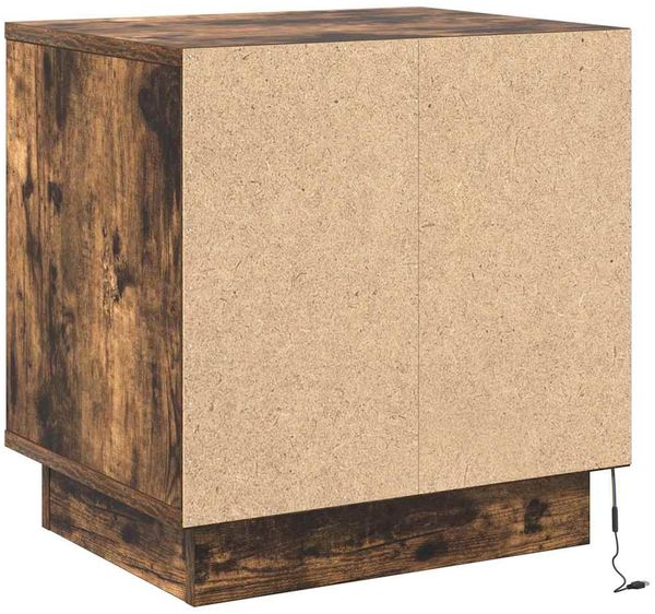 vidaXL Nachttisch Geräucherte Eiche 44 x 34,5 x 45 cm Holzwerkstoff 869570 Bild 9