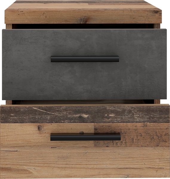 FORTE Winnie Nako, Holzwerkstoff, Braun/Grau, 37,7 x 38,6 x 34,8 cm Bild 4