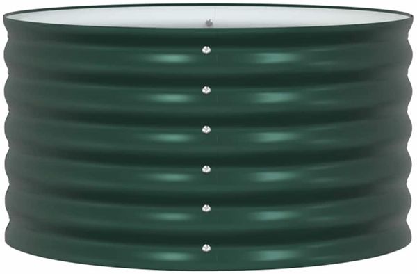 vidaXL Hochbeet Grün 80 x 80 x 44 cm Stahl 42008131 Bild 6